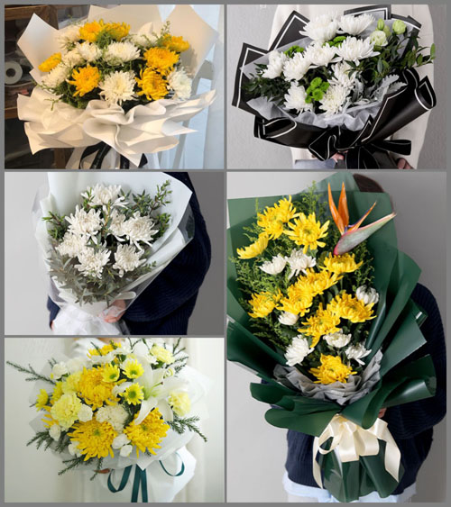 贵州贵阳清镇市卫城镇莲花村白事花束代送